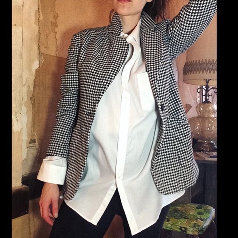 Vintage houndstooth jacket